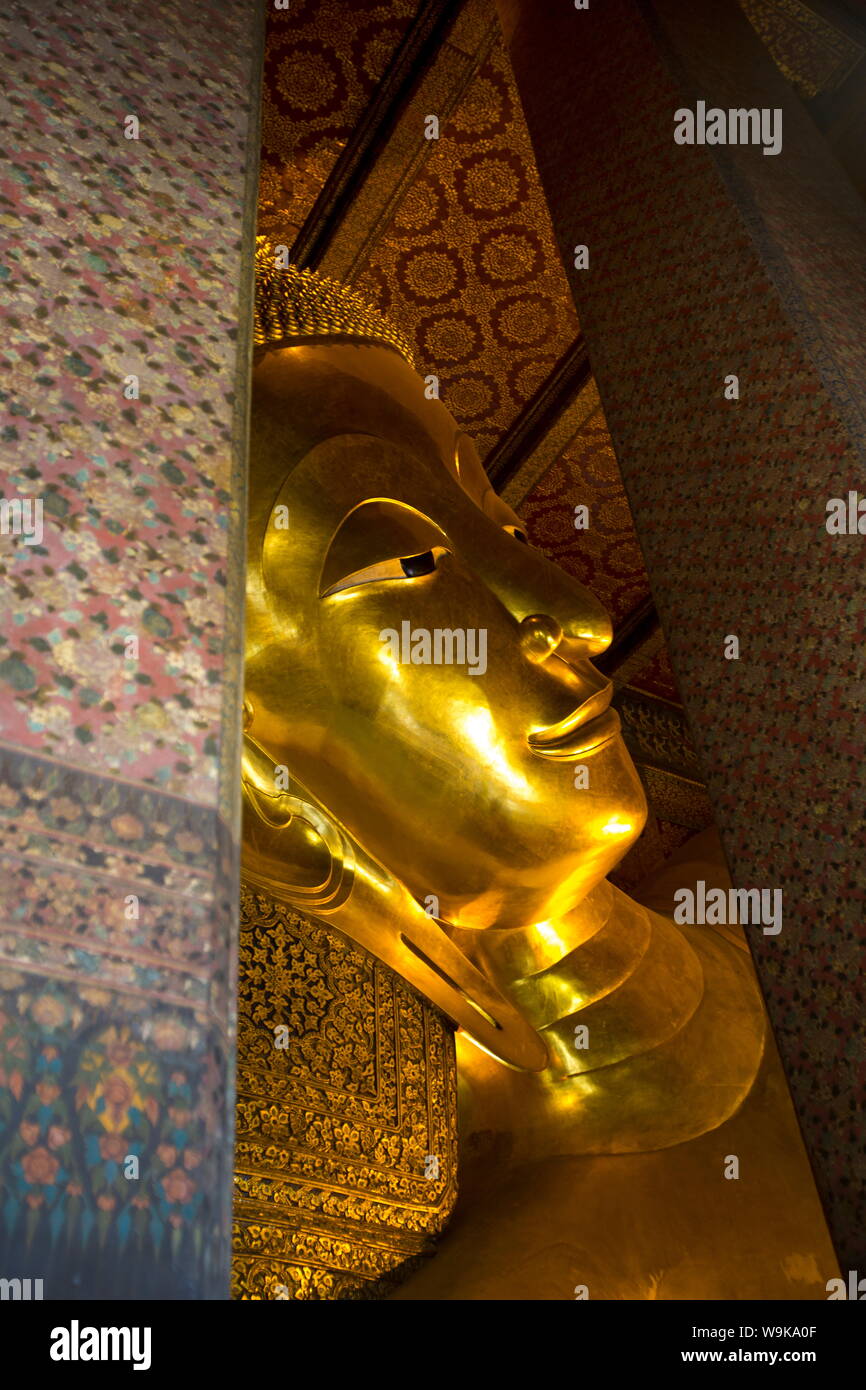 Wat Pho (Wat Phra Chetuphon) (Temple du Bouddha couché), Bangkok, Thaïlande, Asie du Sud-Est, Asie Banque D'Images