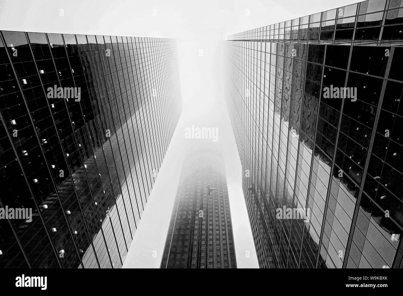 Scenic Toronto financial district skyline en ville au centre-ville Banque D'Images