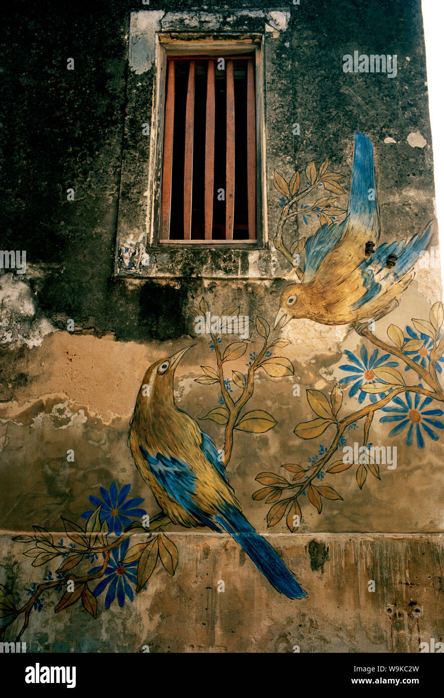 Lhong 1919 architecture cour chinois à Bangkok en Thaïlande en Asie du Sud-Est Extrême-Orient. Créé par la famille Wang Lee Banque D'Images