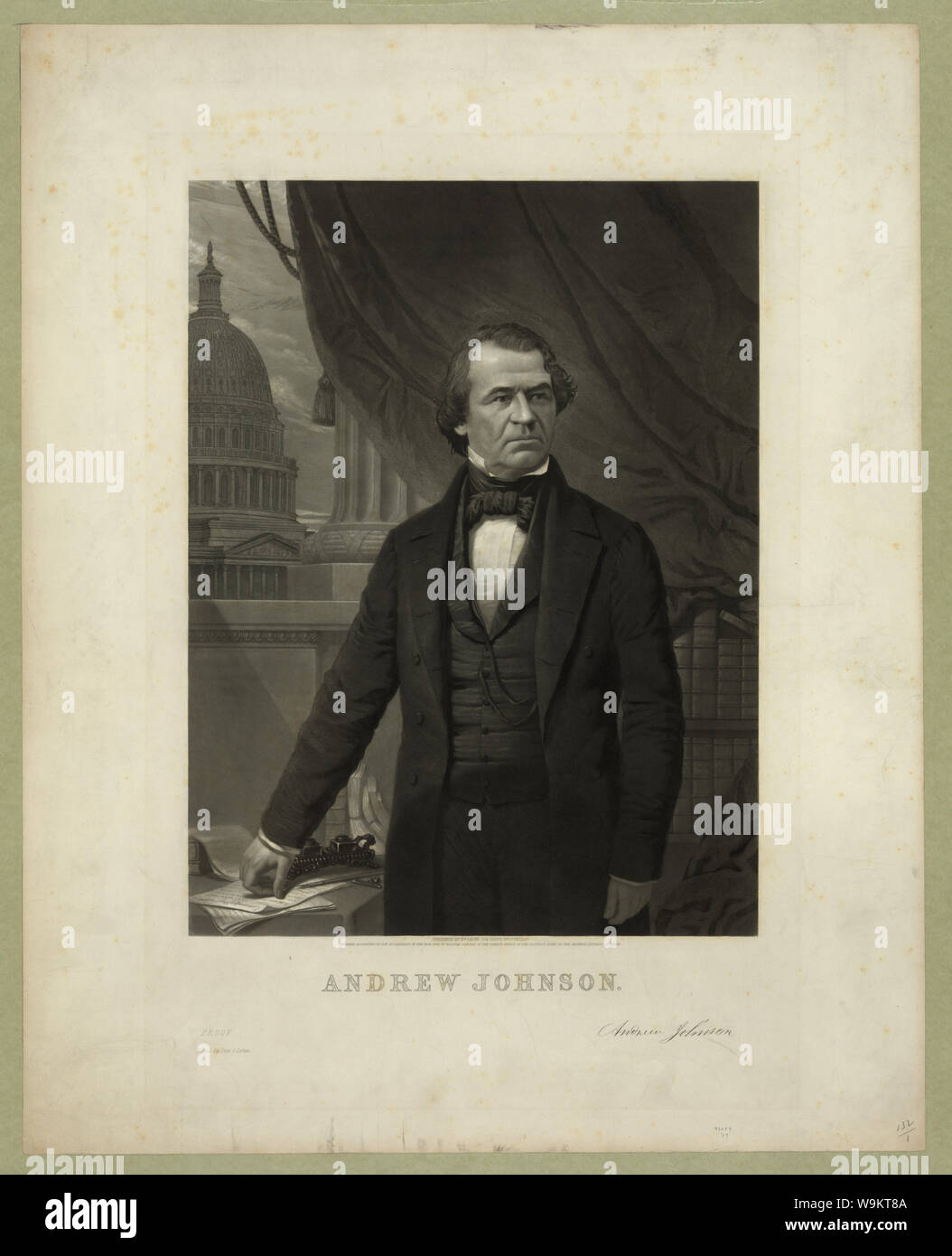 Andrew Johnson Banque D'Images