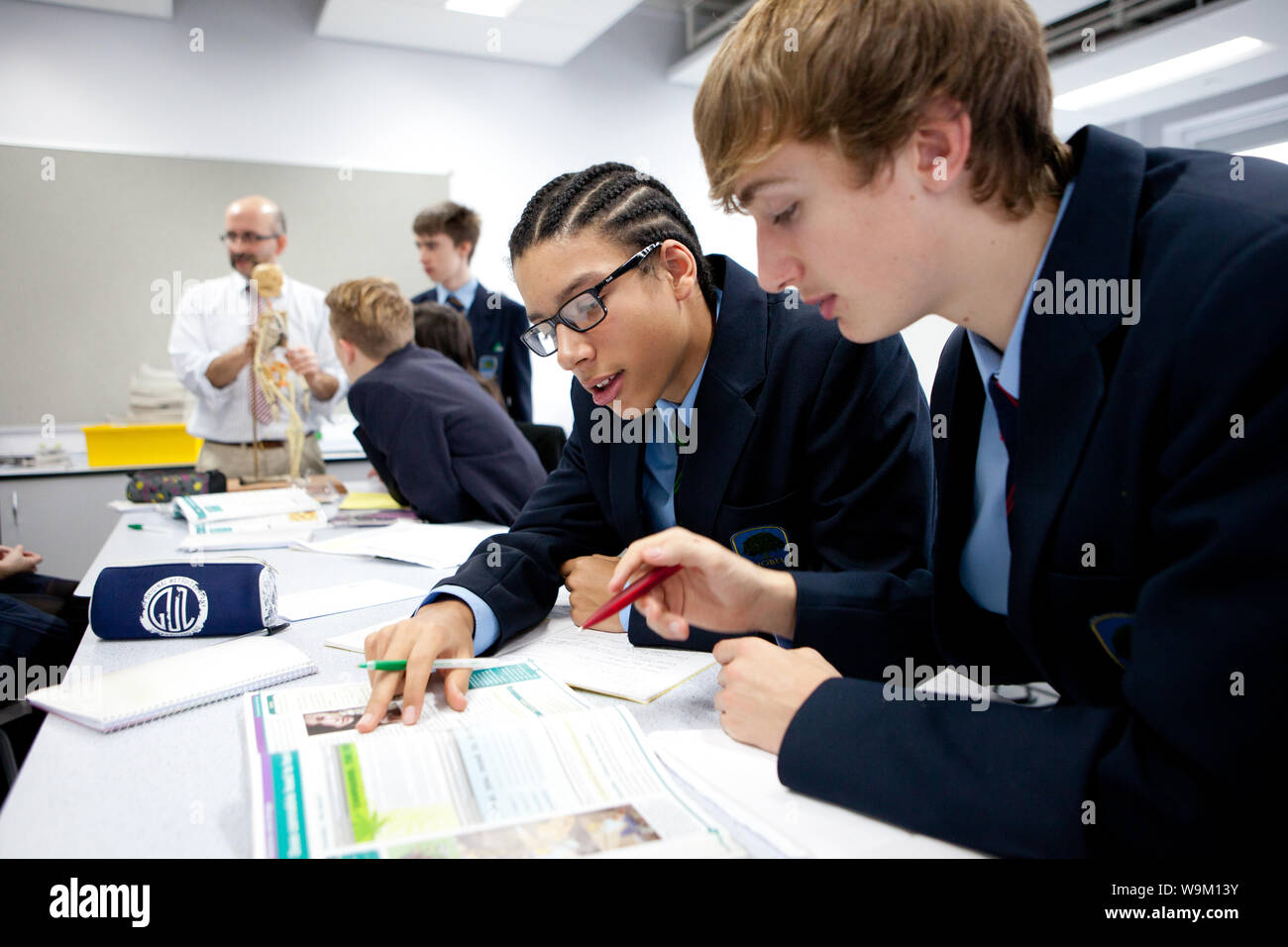 Leçon De Science Banque d'image et photos - Alamy