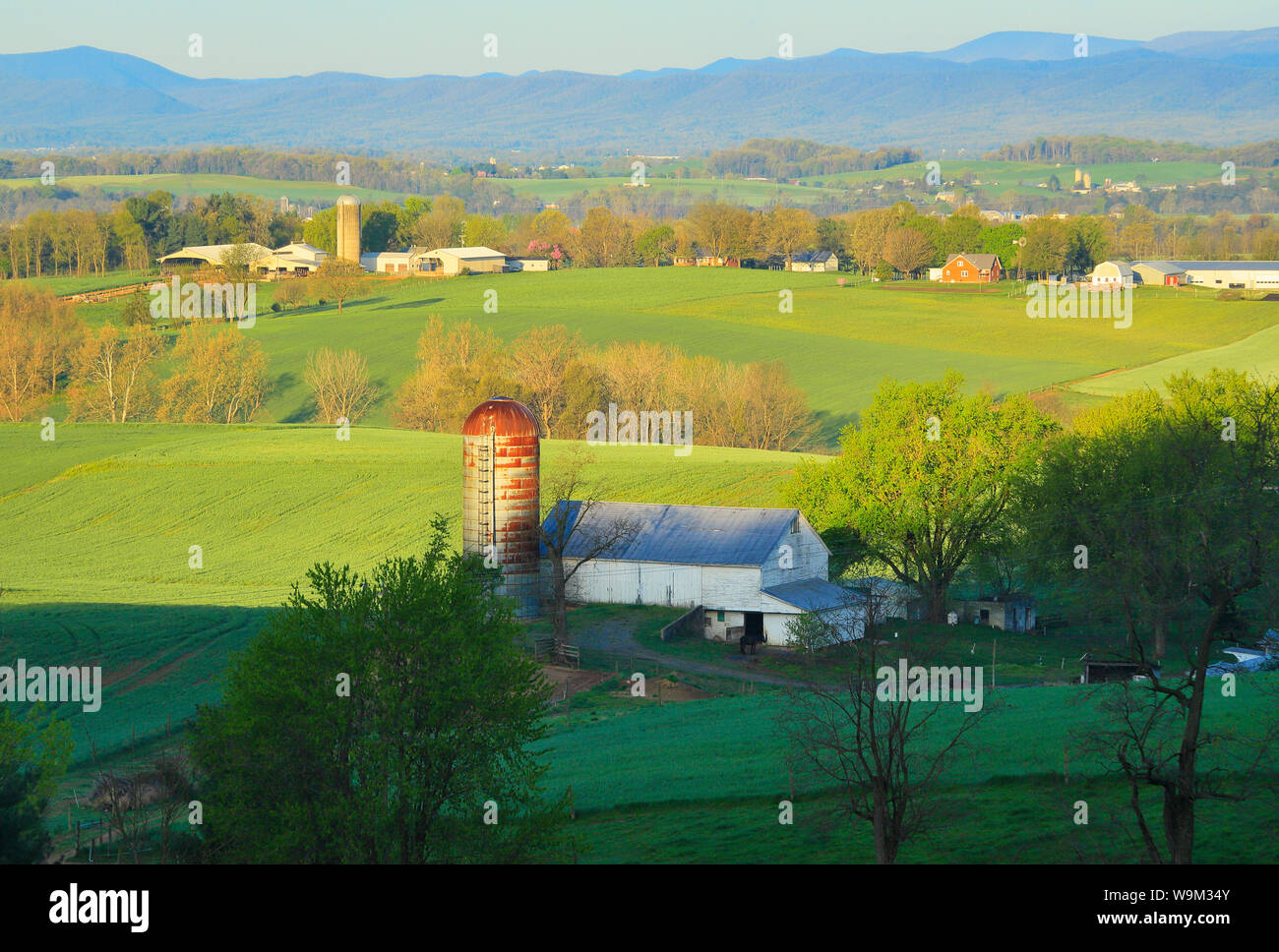 Ferme mennonite, Dayton, vallée de Shenandoah, en Virginie, USA Banque D'Images