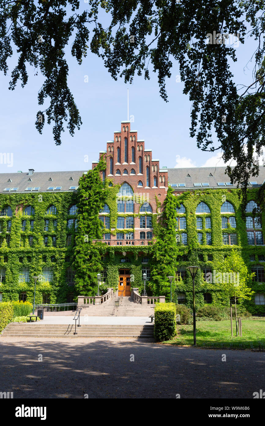 Lund Suède - Bibliothèque de l'Université de Lund, Lund, Suède, Scandinavie, Europe Banque D'Images