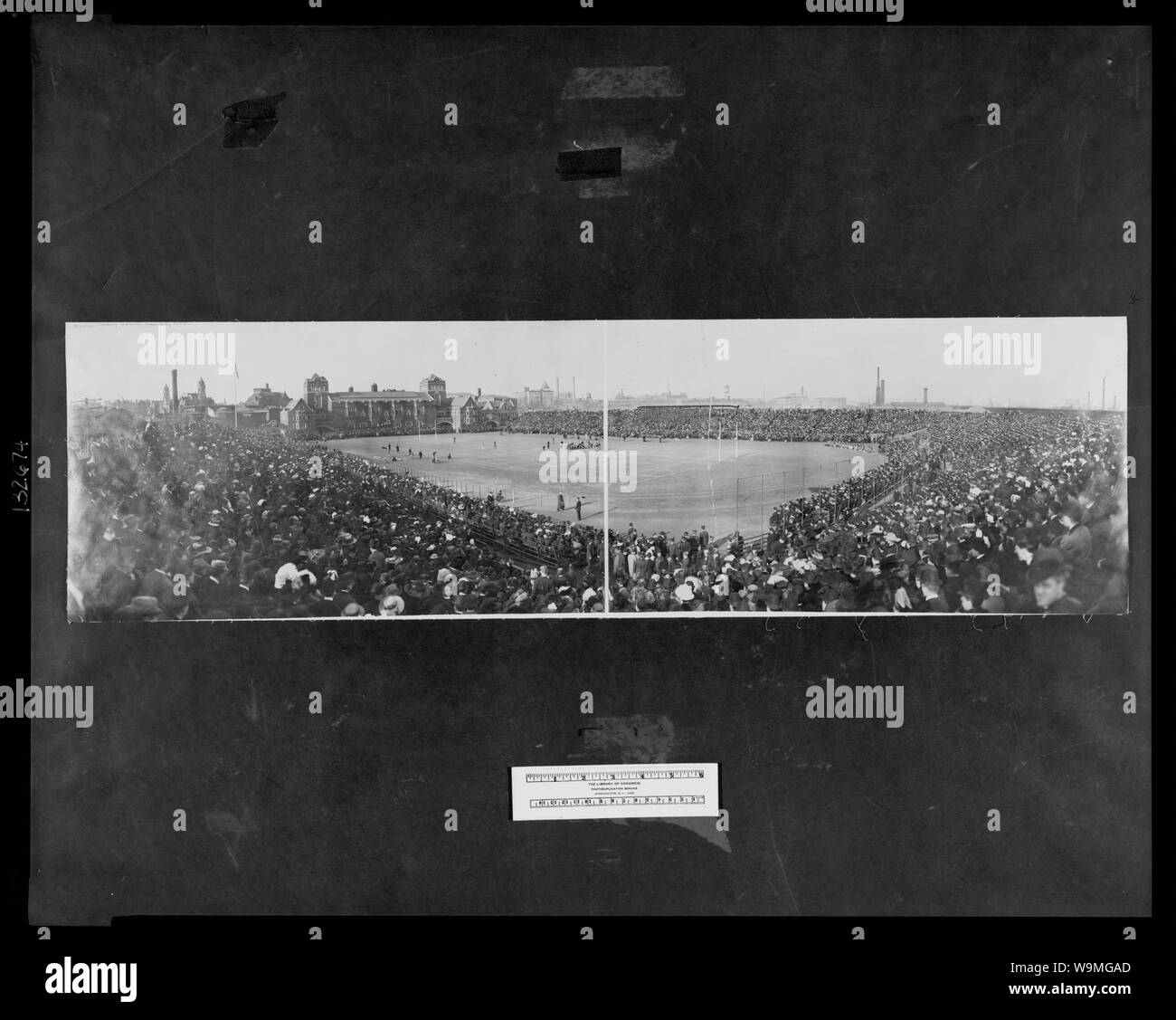 La Marine de l'armée - match de football, le 28 novembre, 1908 Banque D'Images