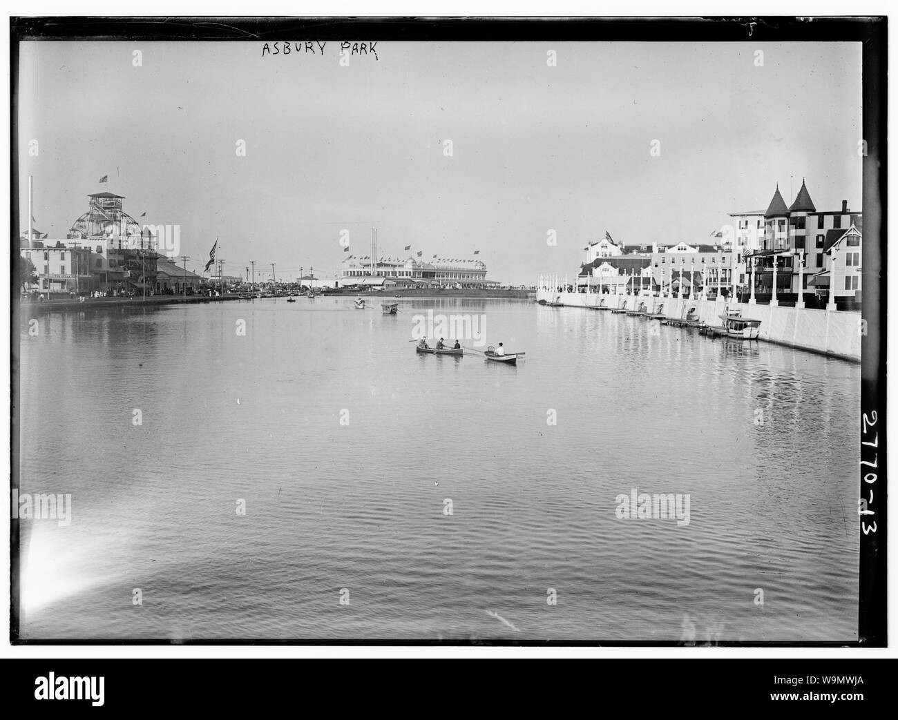 Lac d'Asbury Park Banque D'Images