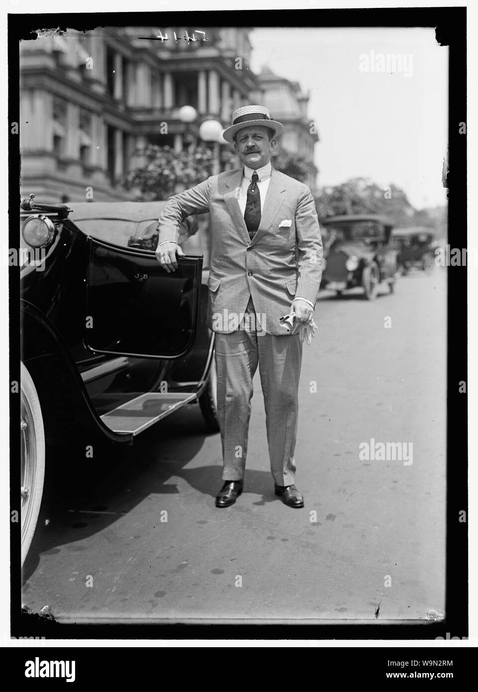 BERNSTORFF, COMTE J.H. VON. L'AMBASSADEUR DE L'ALLEMAGNE Banque D'Images