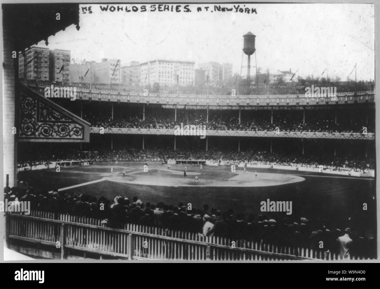 Baseball - Polo Grounds pendant World Series game, 1913 Banque D'Images