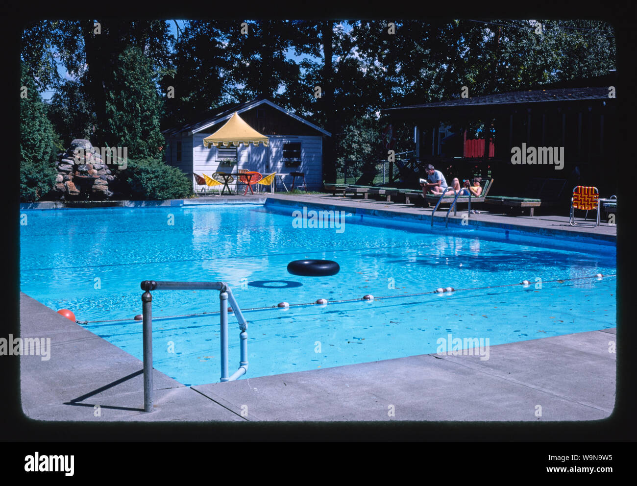 Manoir de Bavière, d'une piscine, d'Purling, New York Banque D'Images