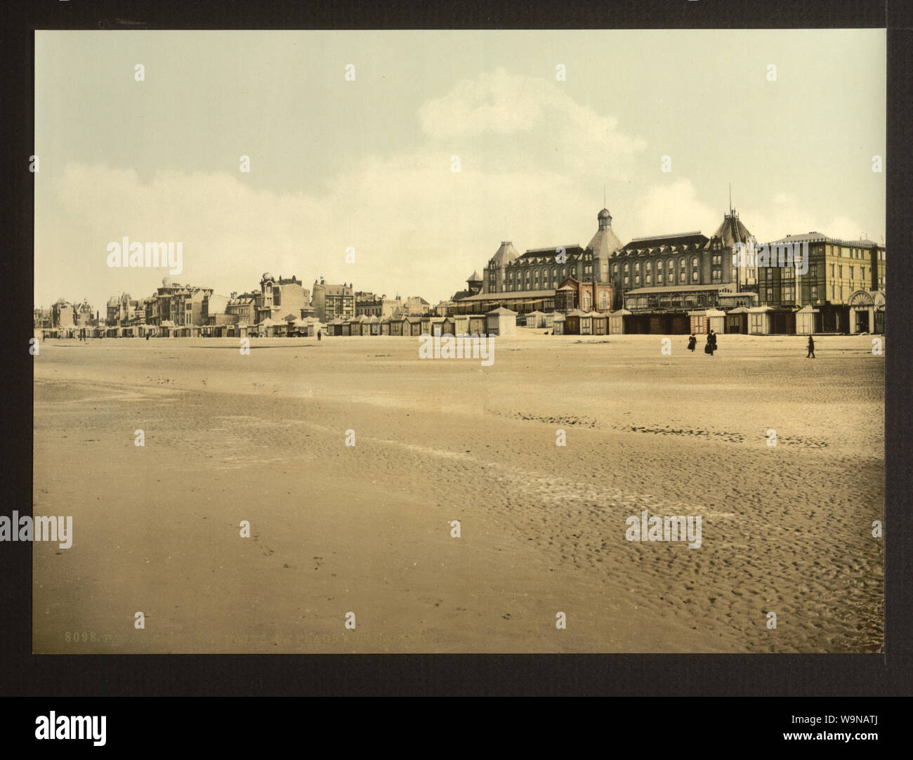Plage et casino, Malo-les-Bains, France Banque D'Images
