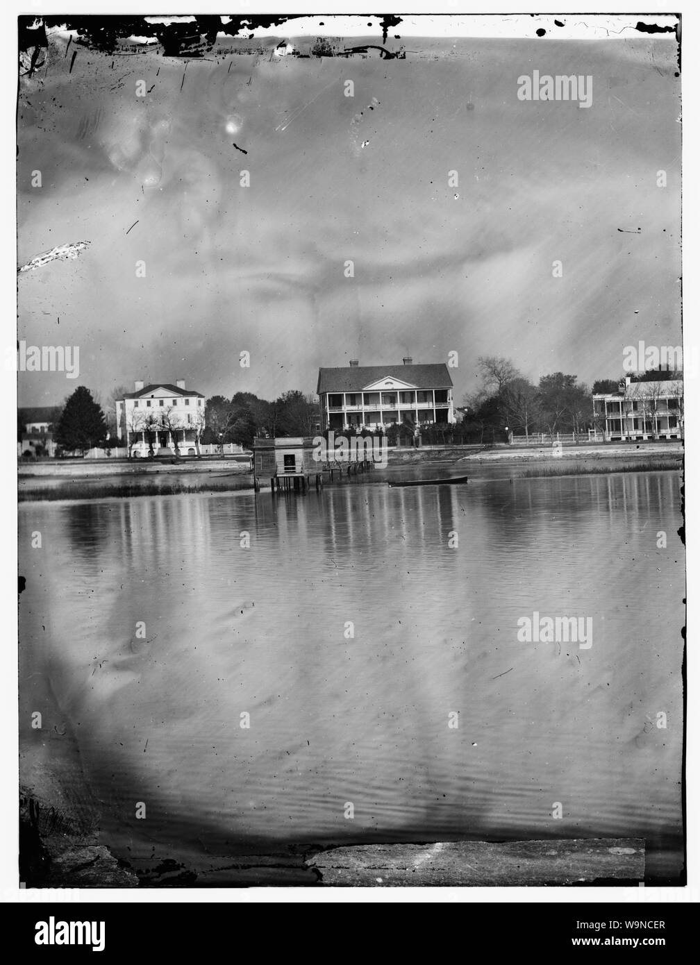 Beaufort, Caroline du Sud. Vue du front de mer de Beaufort. Fuller's House Banque D'Images