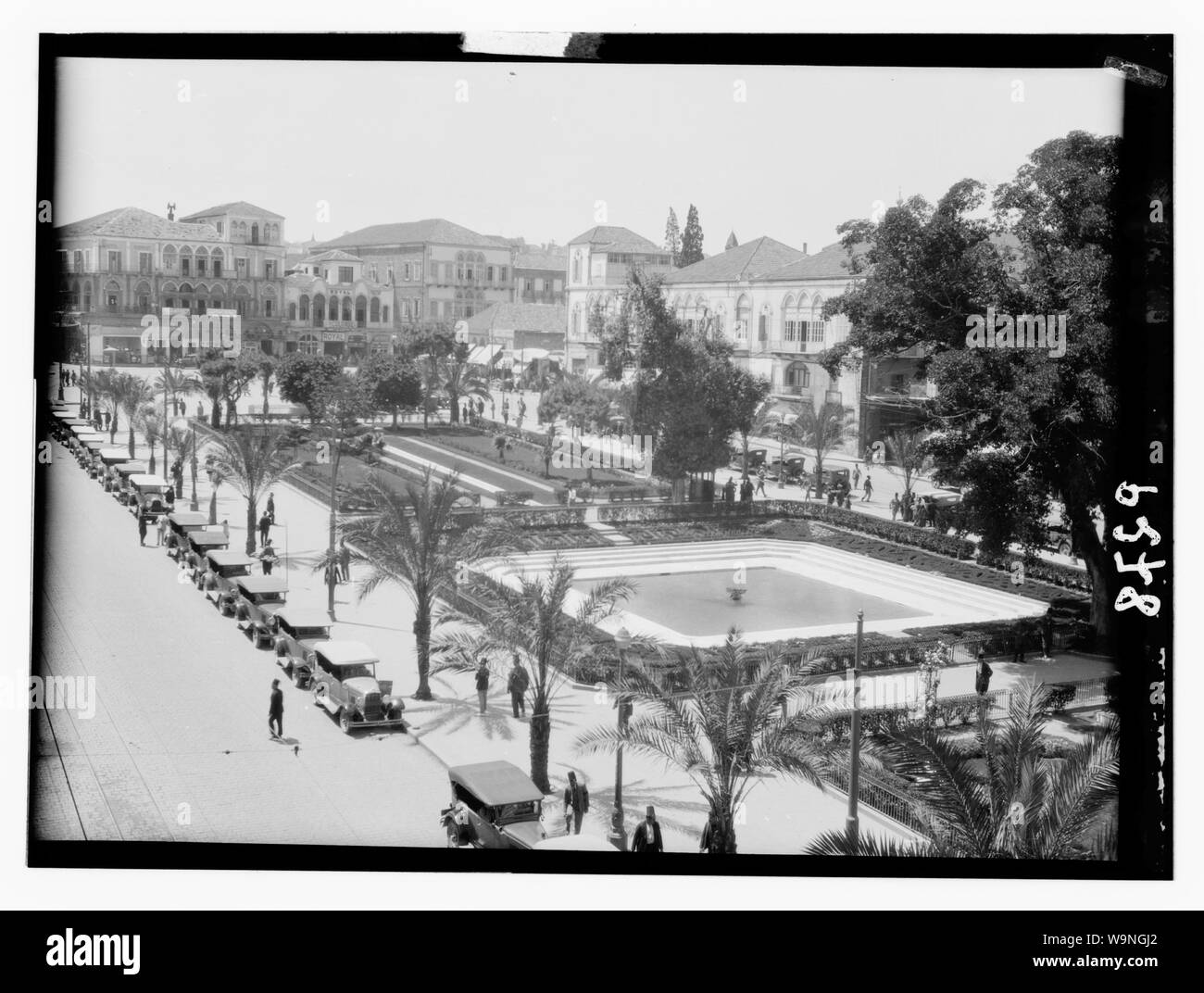 Beyrouth. Burj el. Principale place de la ville (aussi appelée la Place de Cannon) Banque D'Images