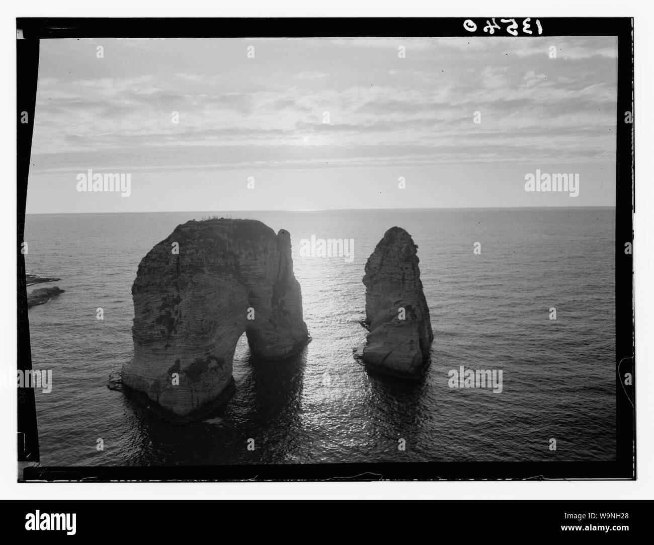 Beyrouth, pigeon rocks Banque D'Images