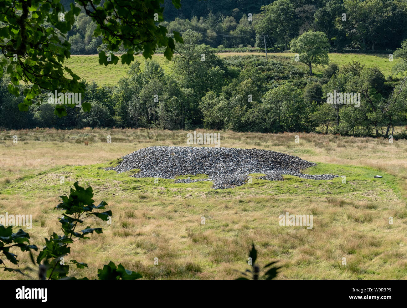 Nether Largie, Kiilmartin Glen Cairn Nord, Argyll. Banque D'Images