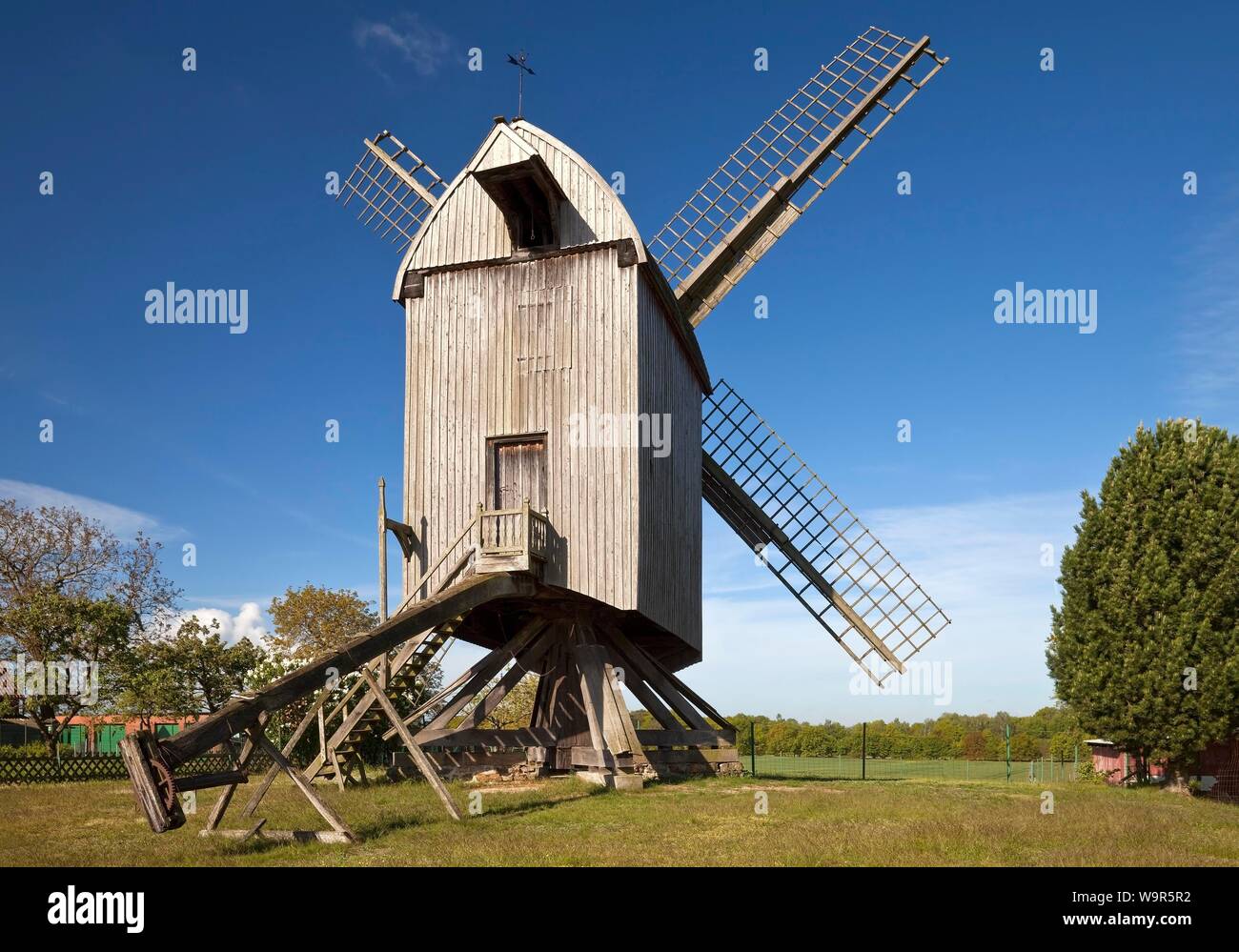 Publiez mill Neuenknick, Werder, Route de l'usine de Westphalie, Rhénanie-Palatinat, Allemagne Banque D'Images