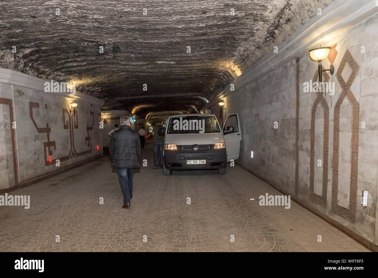 Entreprise vinicole Cricova Tunnel Chisinau Moldavie Banque D'Images