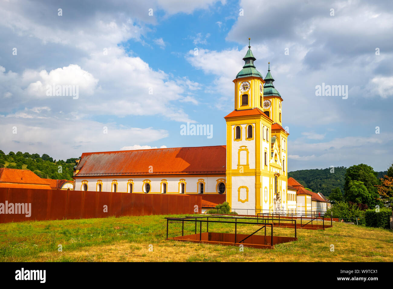 Cloître Saint Johannes, Eichstaett, Bavière, Allemagne Banque D'Images