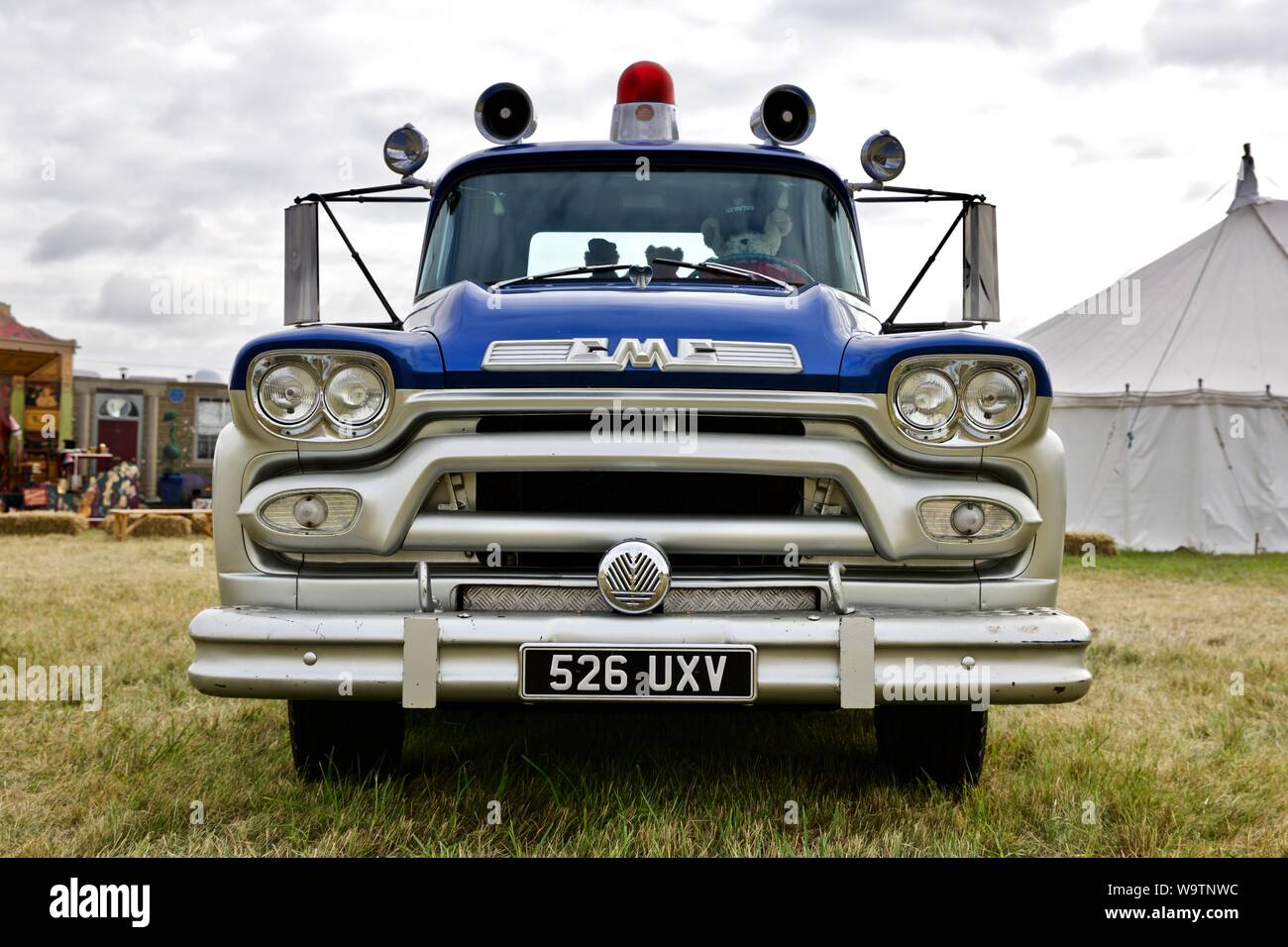 1950 CHEVROLET Apache Ancien U.S Air Force d'appel d'incendie Banque D'Images