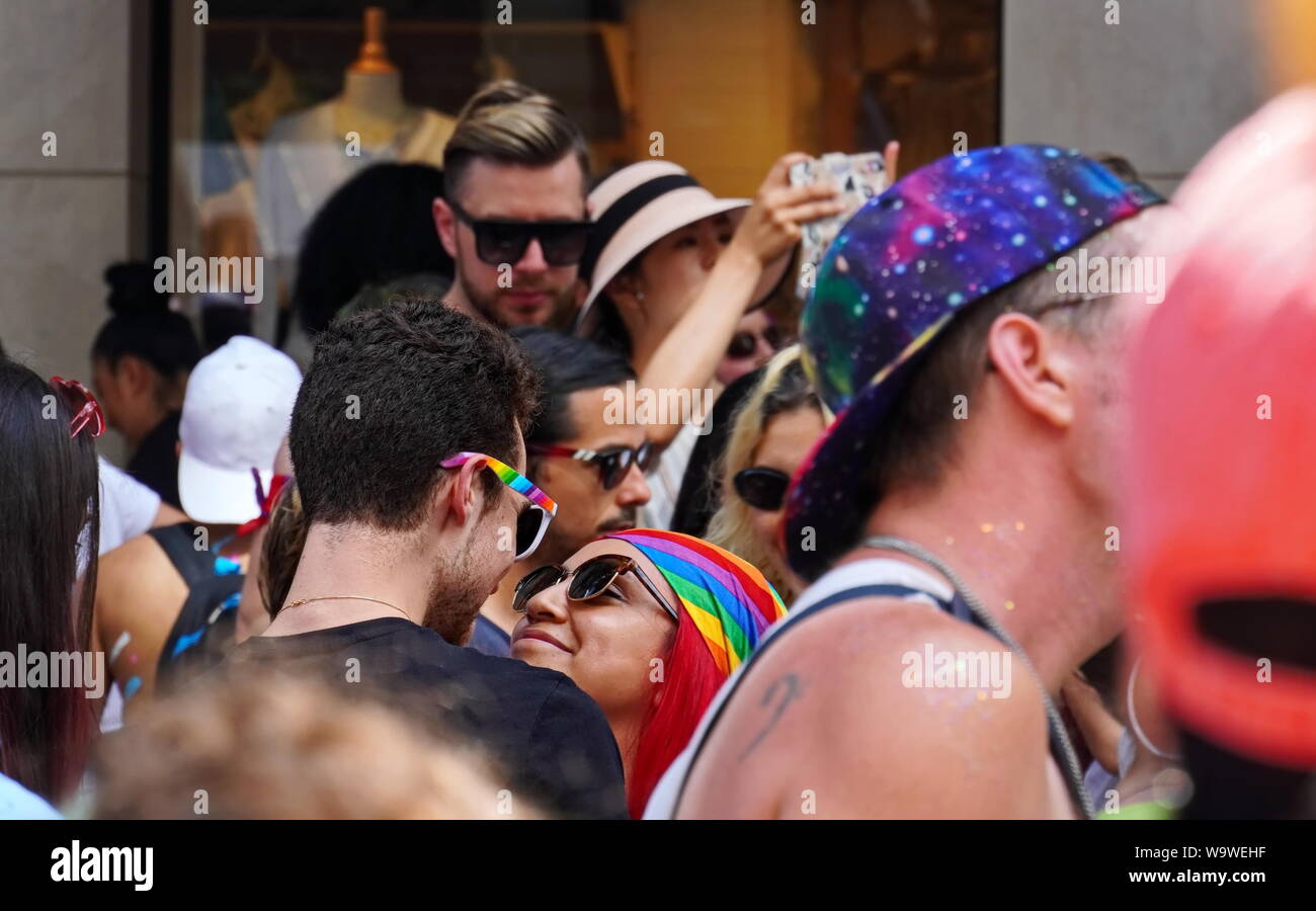 New York City, NY / USA - 20 juin 2019 : le 2019 NYC Pride Parade Banque D'Images