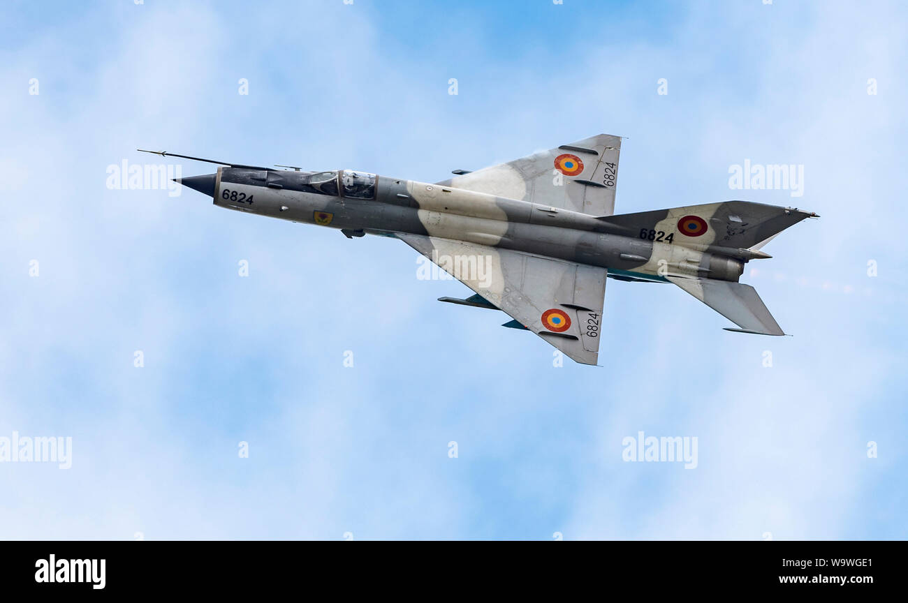 Mig 21 Lancer C au Royal International Air Tattoo 2019 Banque D'Images