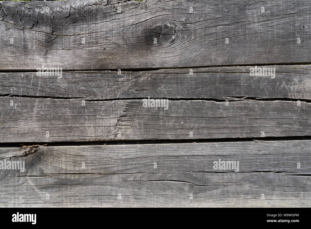 Un vieux bois gris texture à partir d'un mur en bois Banque D'Images