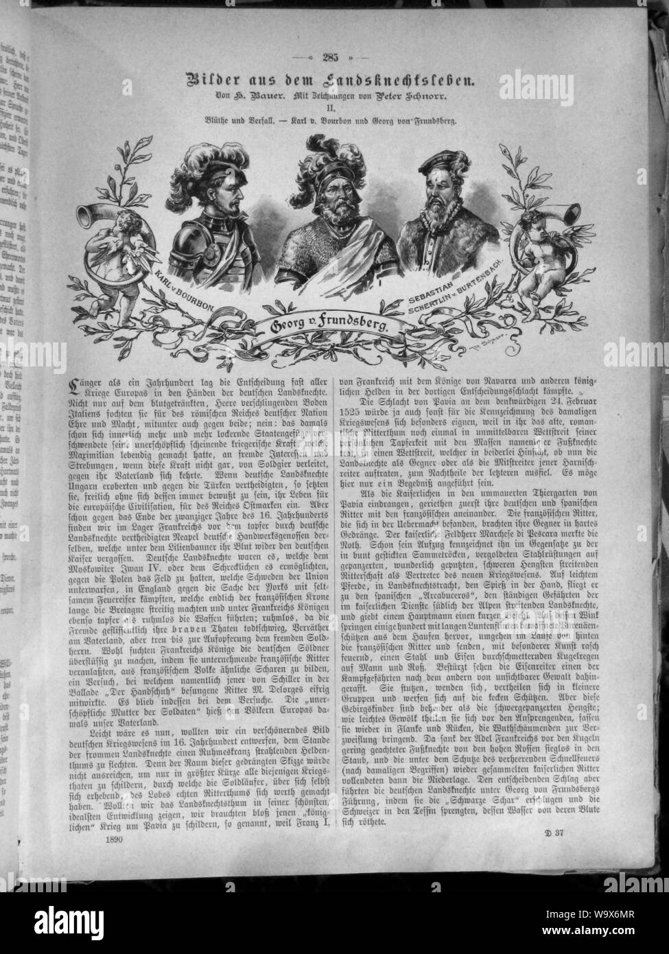 Die Gartenlaube (1890) 285. Banque D'Images