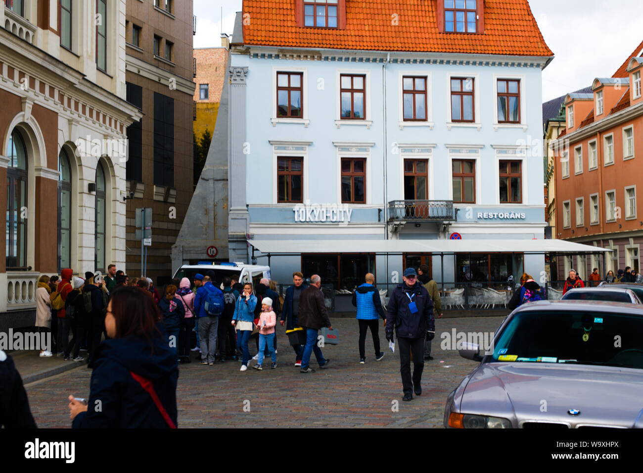 Vieille Ville, Riga, Lettonie Banque D'Images