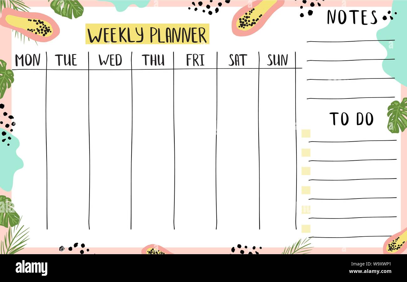 planner-template-banque-de-photographies-et-d-images-haute-r-solution