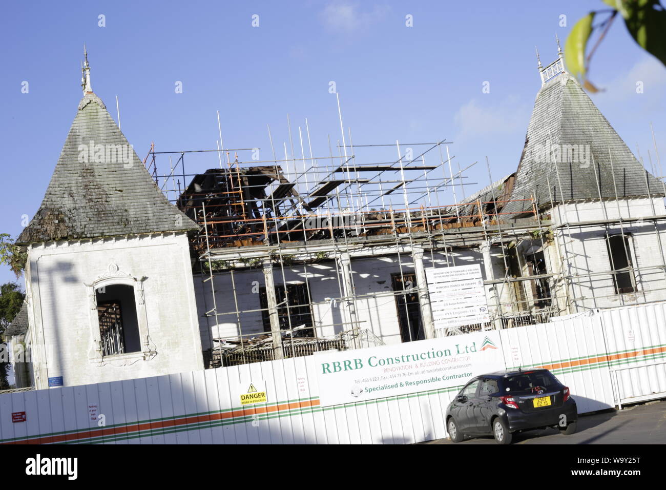 Curepipe : construction RBRB redonnera vie à l'hôtel de ville Banque D'Images