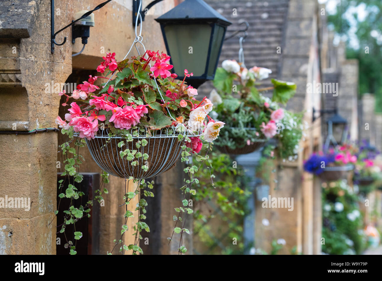 Chandos et bosses hospices dans l'ancienne ville anglo-saxon de Winchcombe, Cotswolds, Gloucestershire, Angleterre Banque D'Images
