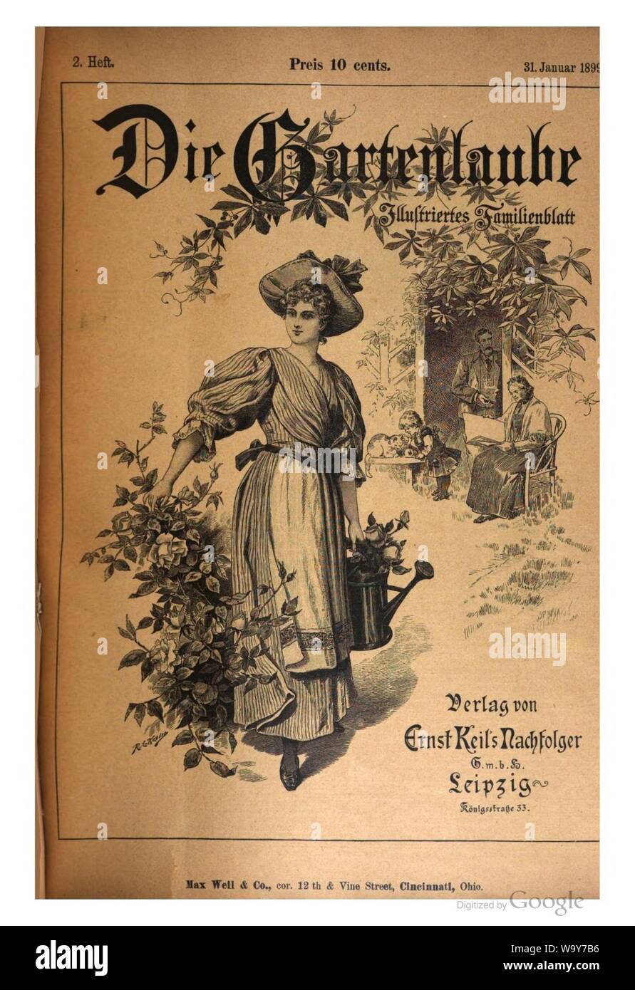 Die Gartenlaube (1899) 0036 ch. Banque D'Images