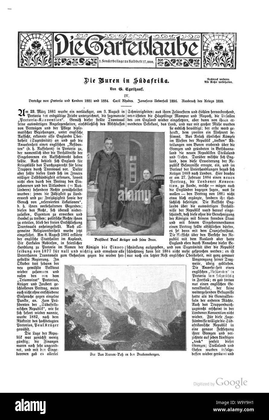 Die Gartenlaube (1899) 0836 000 1. Banque D'Images