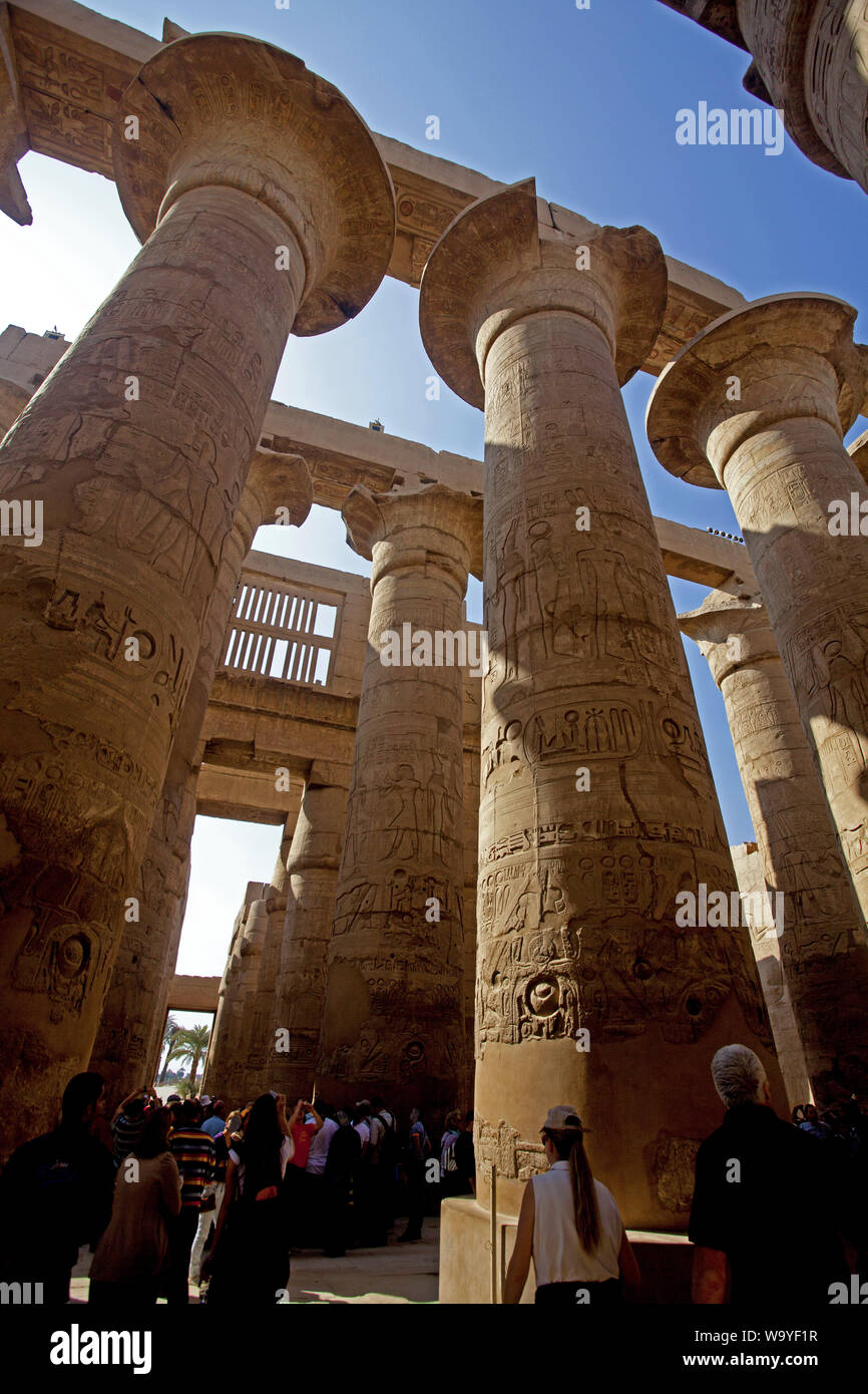 Egypte karnak Banque D'Images