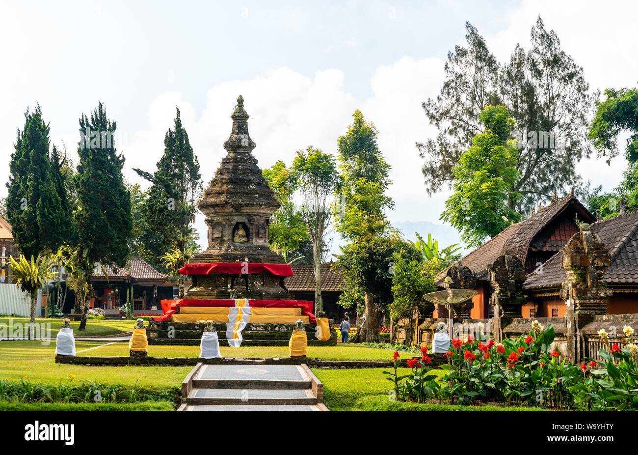 Pura Ulun Danu Bratan Temple à Bali, Indonésie Banque D'Images