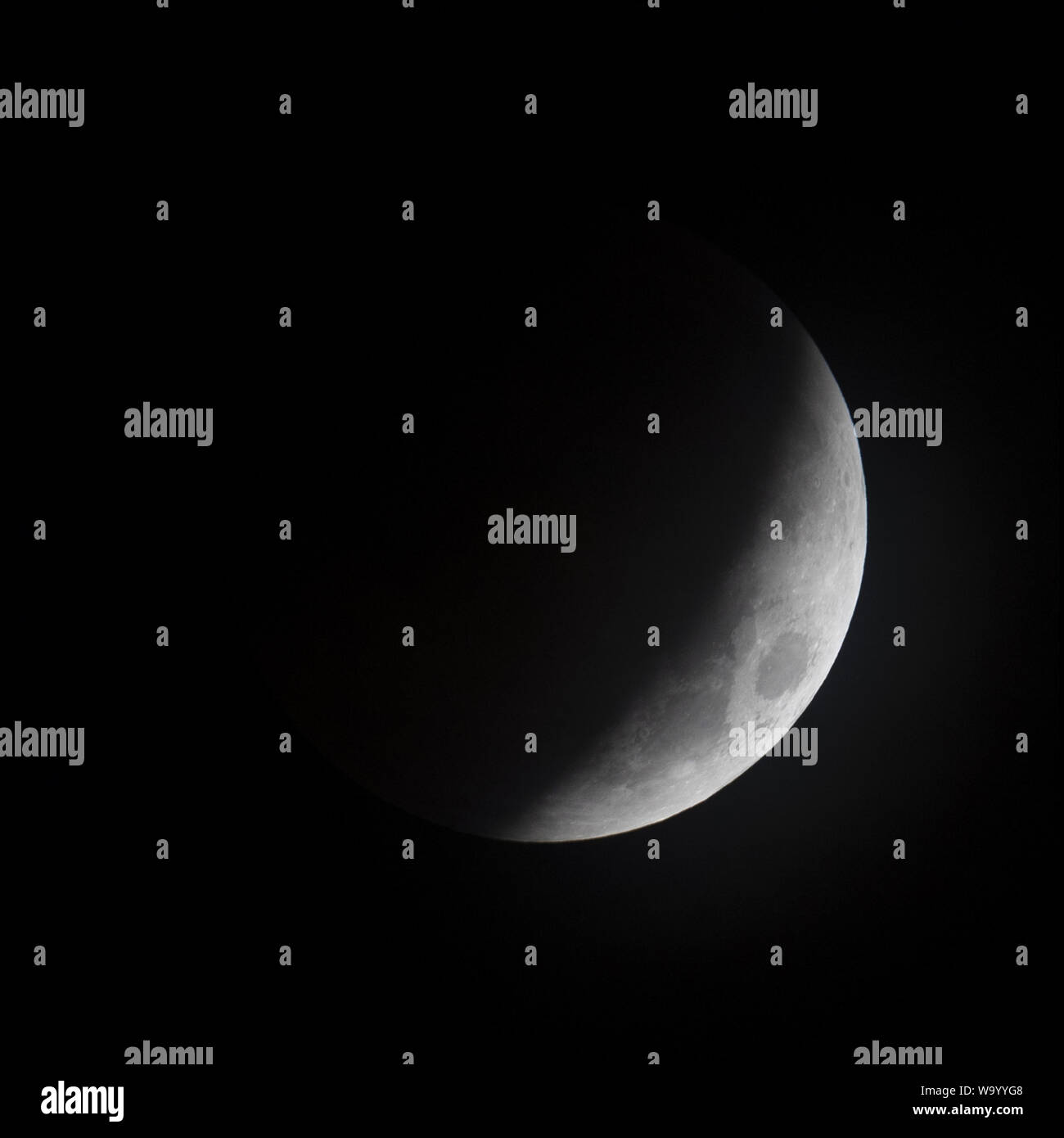 Éclipse totale de la lune Banque D'Images