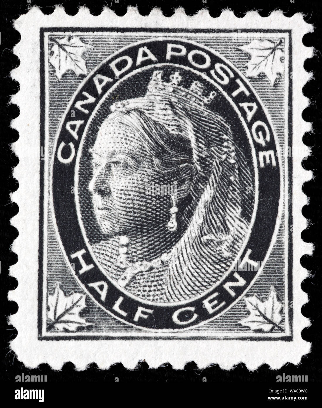 La reine Victoria, le timbreposte, Canada, 1897 Photo Stock Alamy