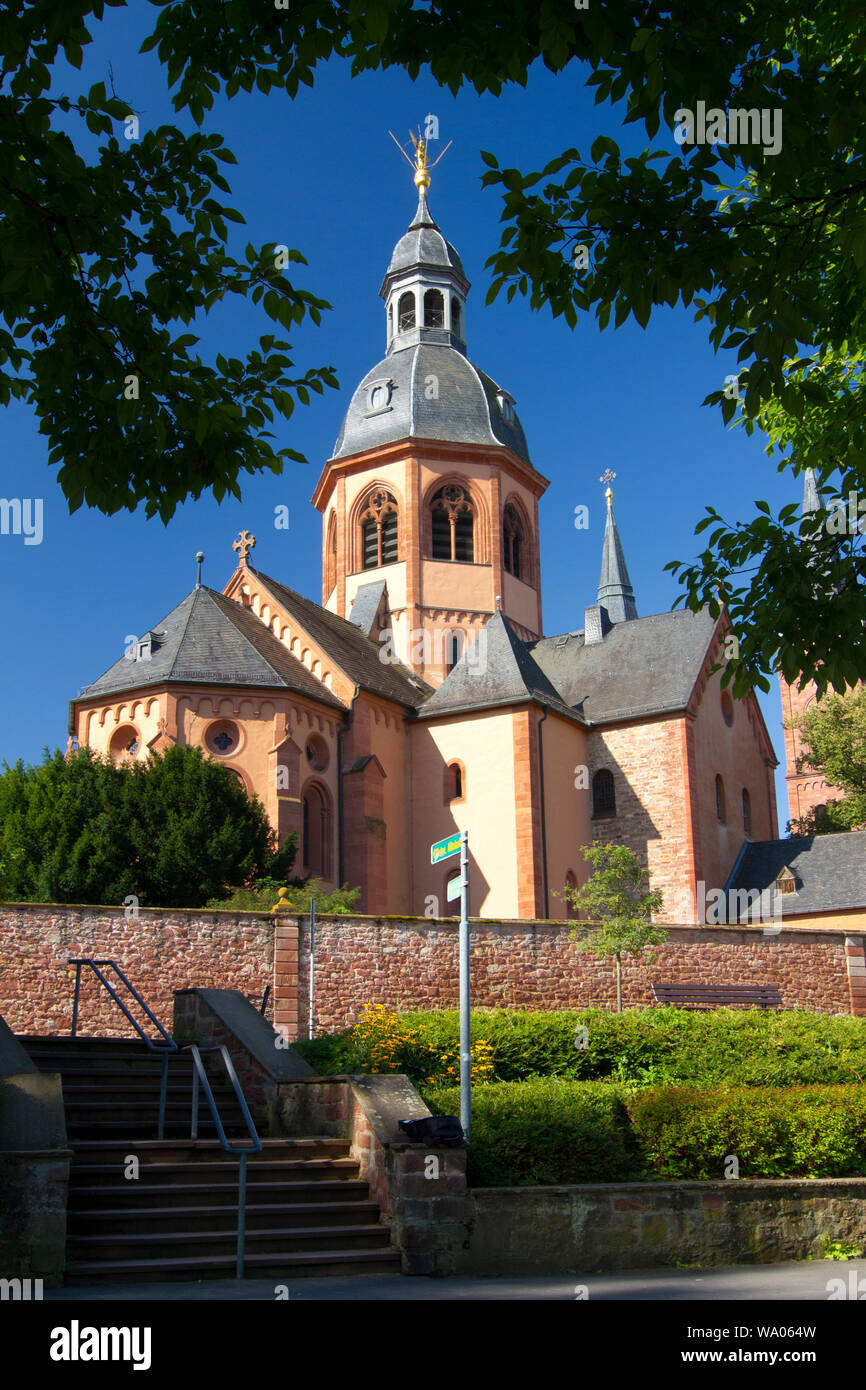 Deutschland,Hessen, Engelsturm Einhard-Basilika Ezeep,der St Marcellin und Petrus, 30019405 *** *** légende locale Banque D'Images