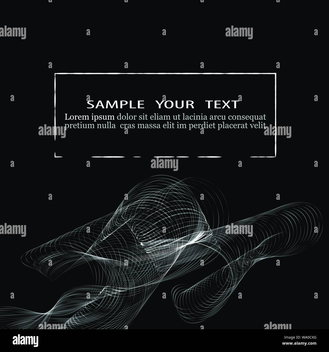 Abstract Vector background de fumée. Illustration de Vecteur