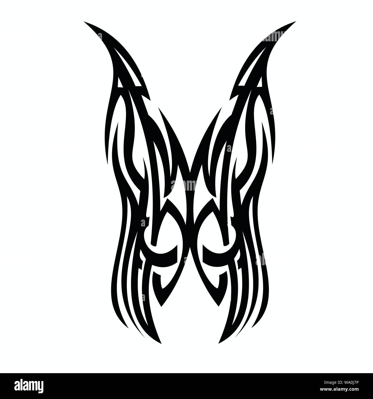 Vecteur conception tatouage tribal Illustration de Vecteur