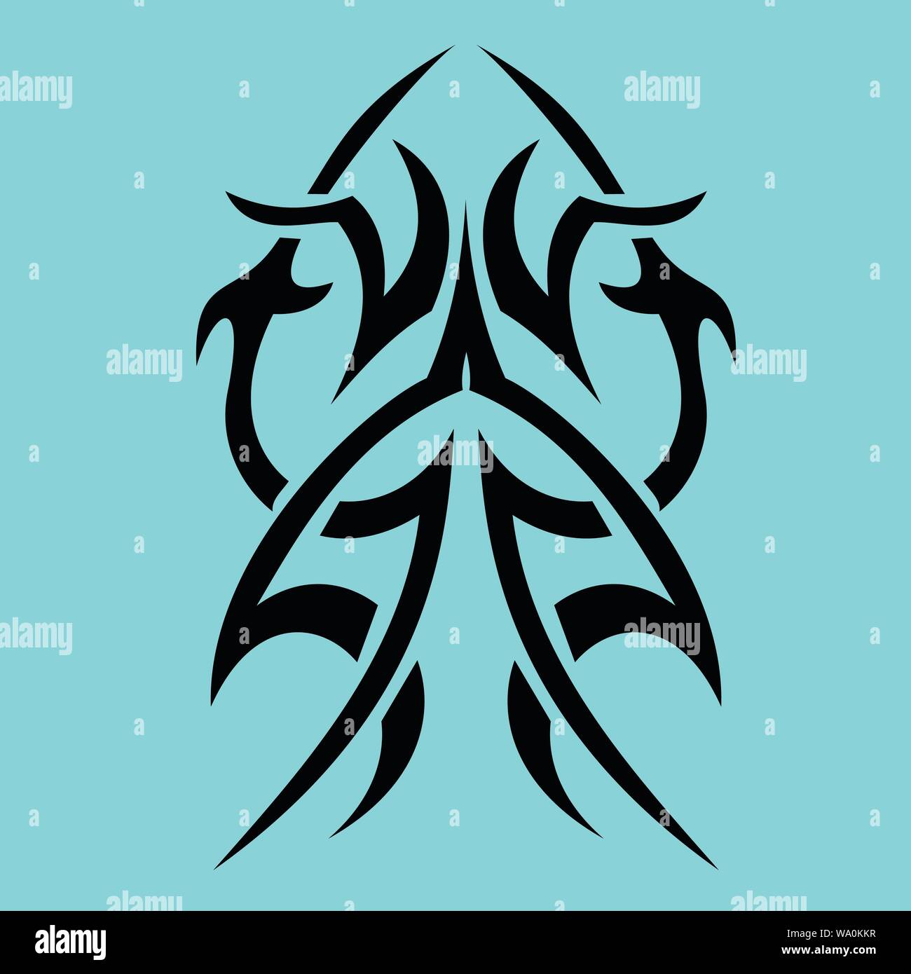 Vecteur conception tatouage tribal Illustration de Vecteur