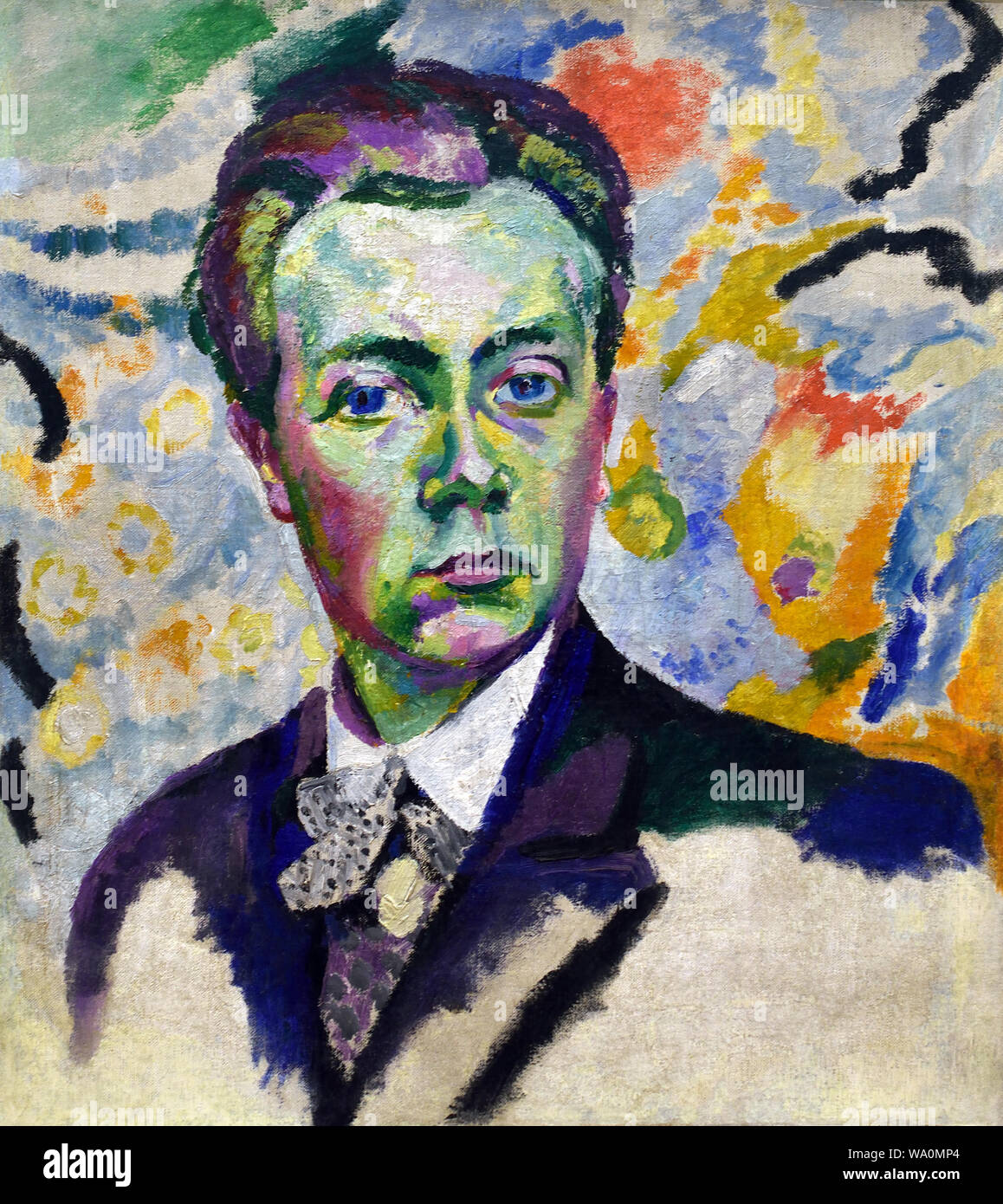 Self Portrait 1905-1906 par Robert Delaunay, 1885-1941, France Banque D'Images