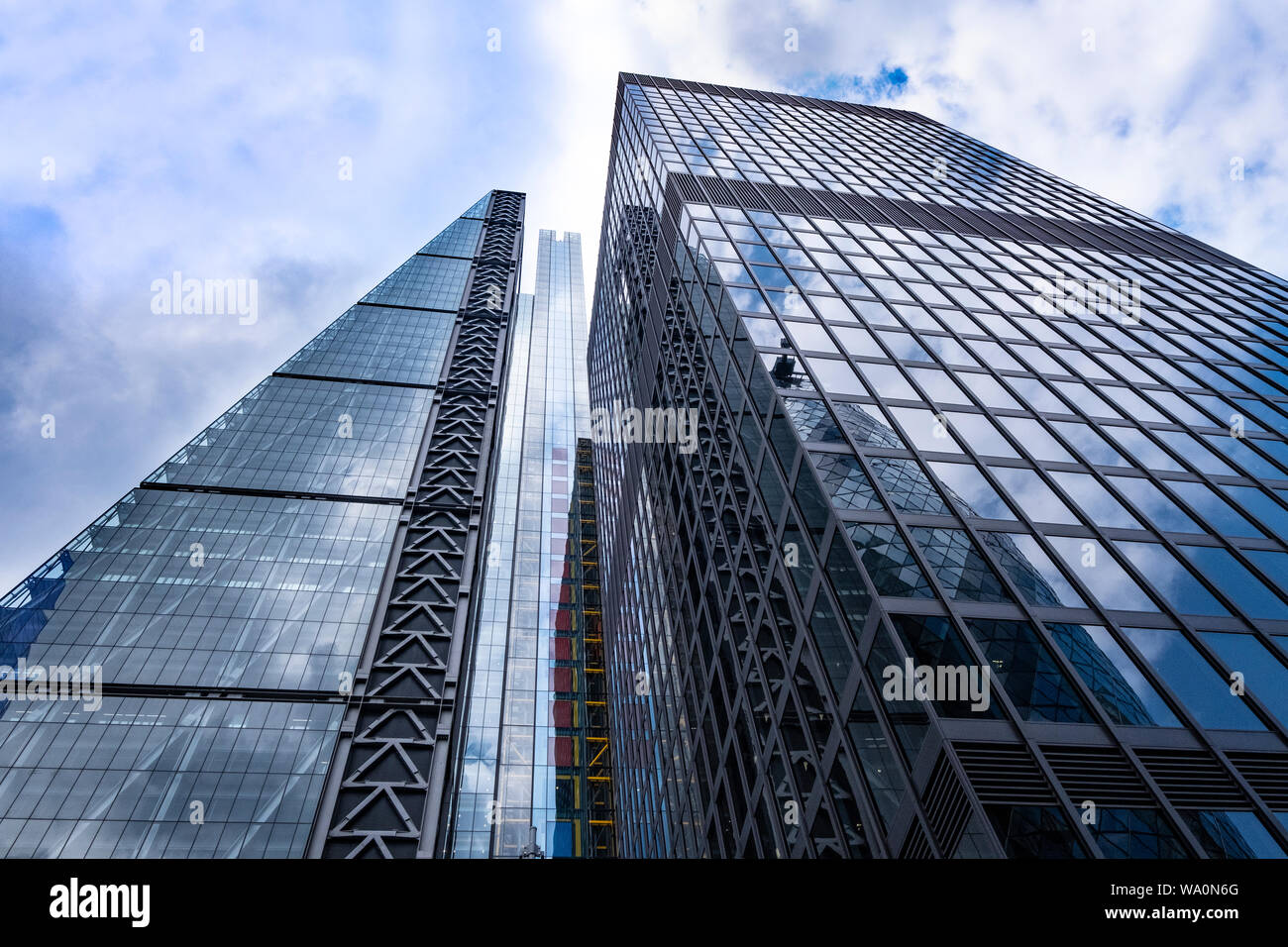 Ville de London, Royaume-Uni, août 2019 Banque D'Images