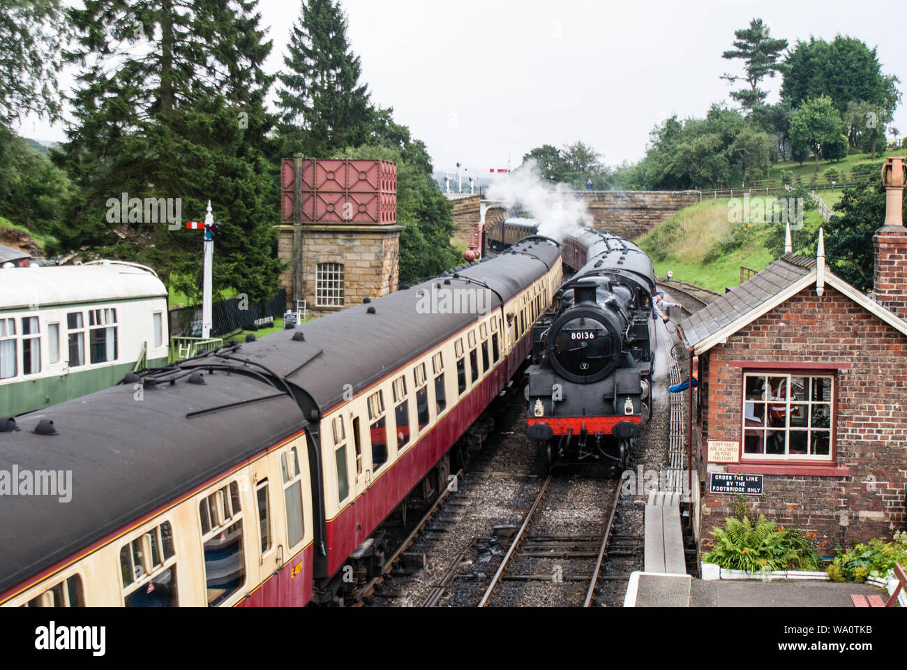 North Yorkshire Moors Railway Banque D'Images