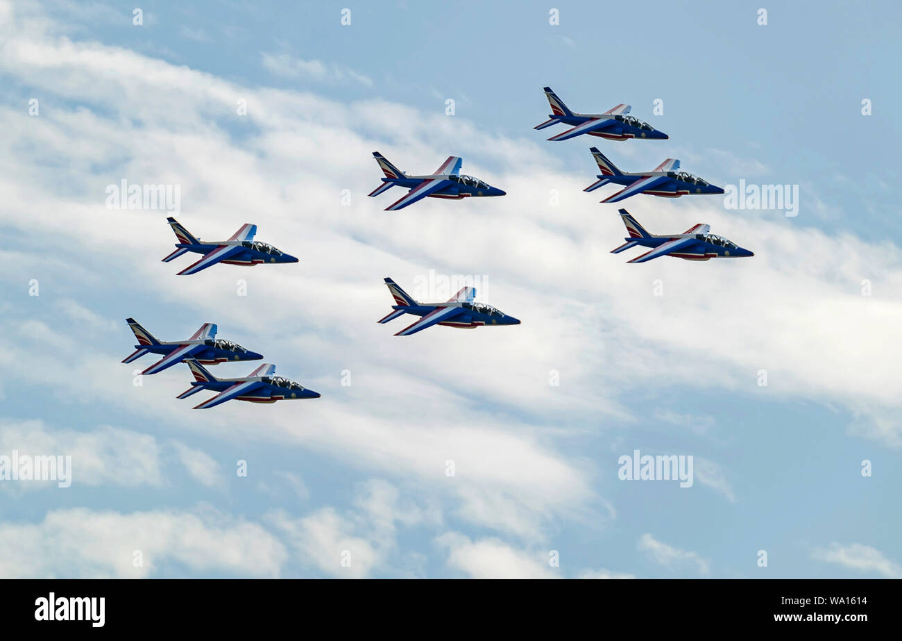 Patrouille de France l'affichage à l'Royal International Air Tattoo 2019 Banque D'Images