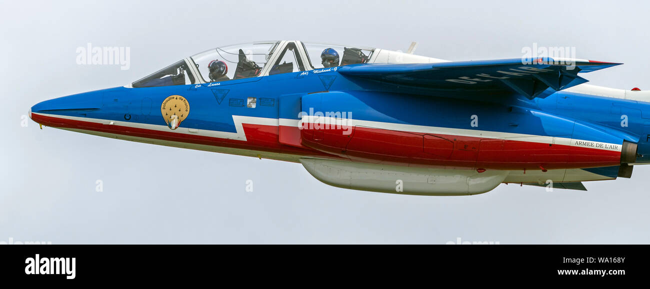 Patrouille de France l'affichage à l'Royal International Air Tattoo 2019 Banque D'Images