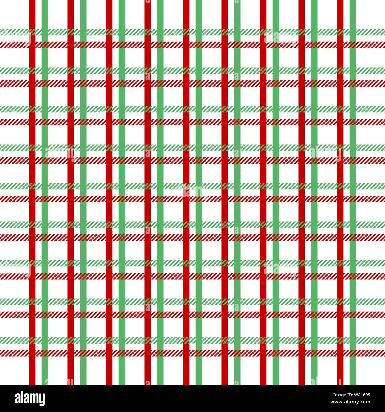 Motif Tartan rouge et verte transparente.La texture pour plaid, nappes, vêtements, chemises, robes, de papier, de la literie, des couvertures, couettes et autres pro Illustration de Vecteur