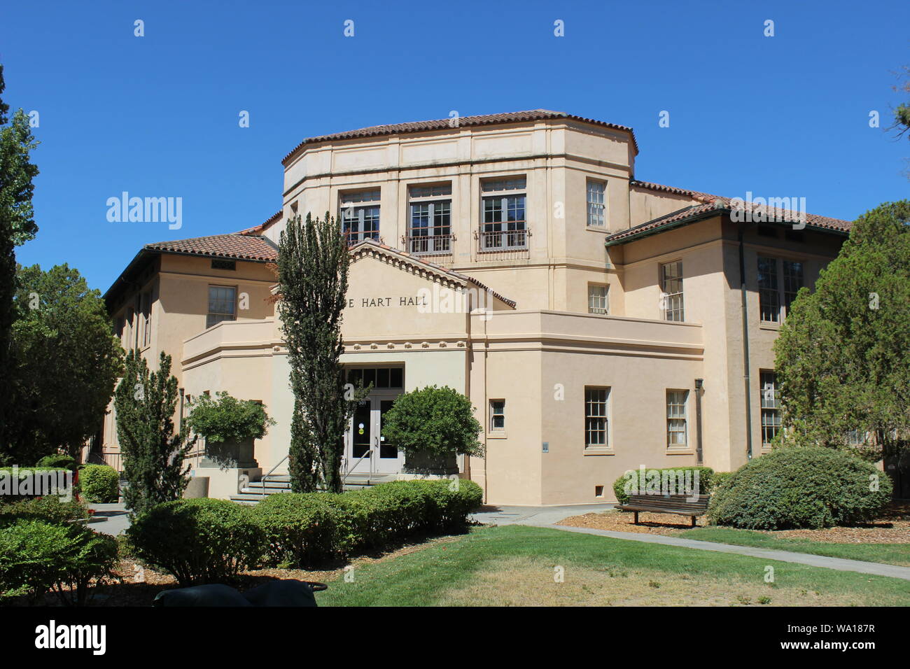 L'hôtel de George Hart, UC Davis, Davis, Californie Banque D'Images