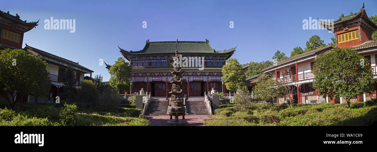 Gaoan grand imbécile temple dans la province de Jiangxi Banque D'Images