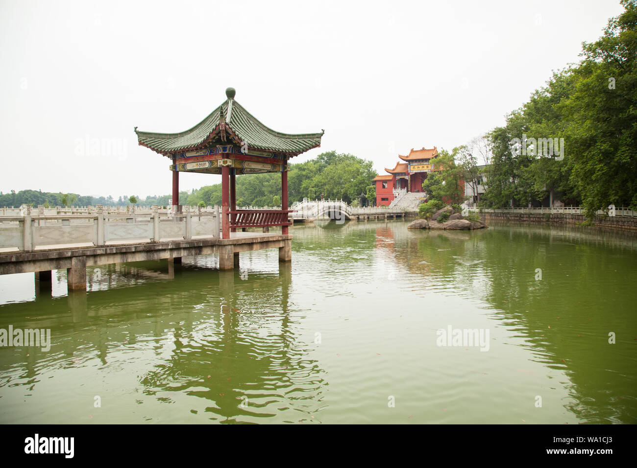 Gaoan grand imbécile temple dans la province de Jiangxi Banque D'Images