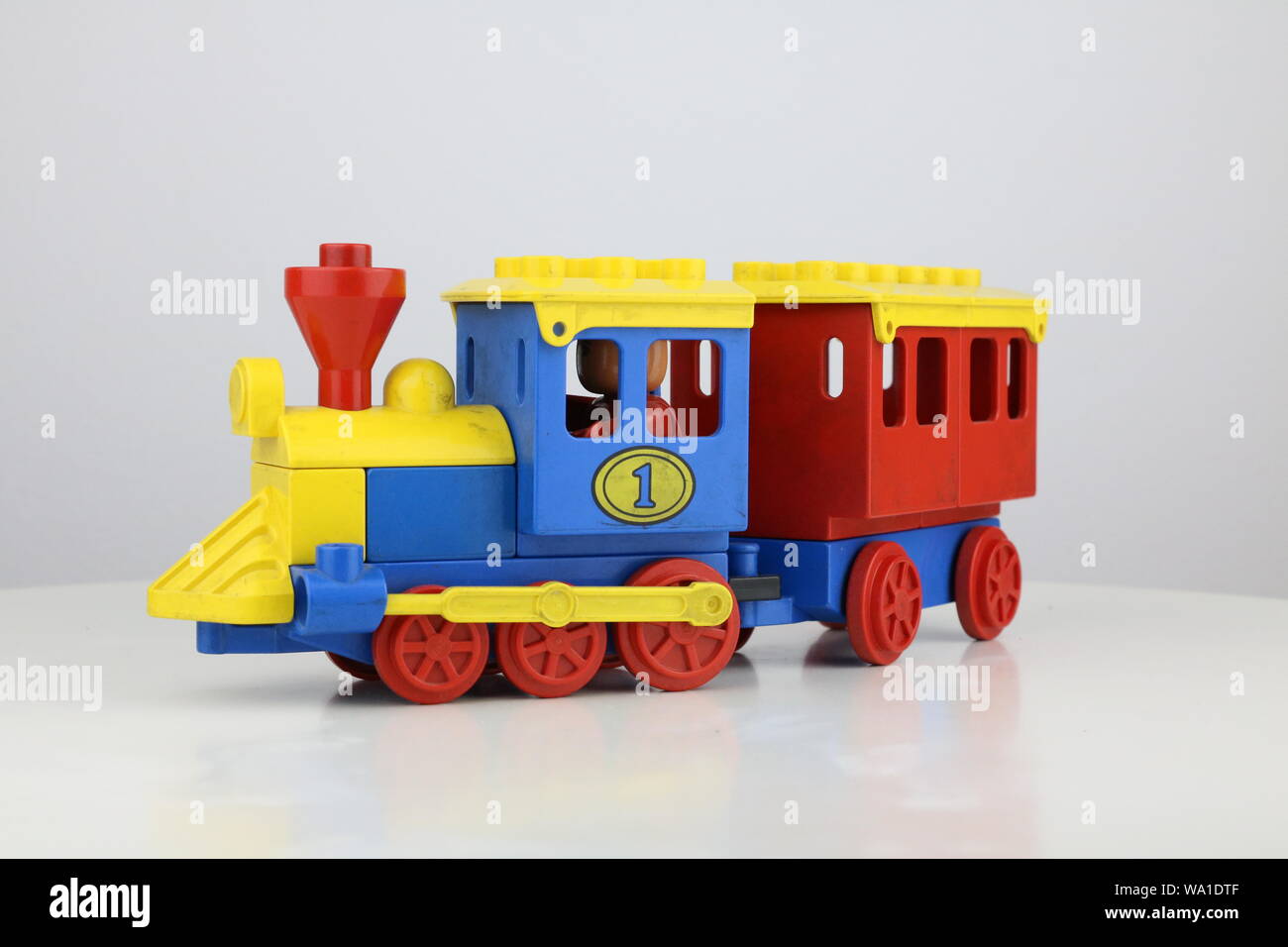 Lego Vintage toy train Banque D'Images