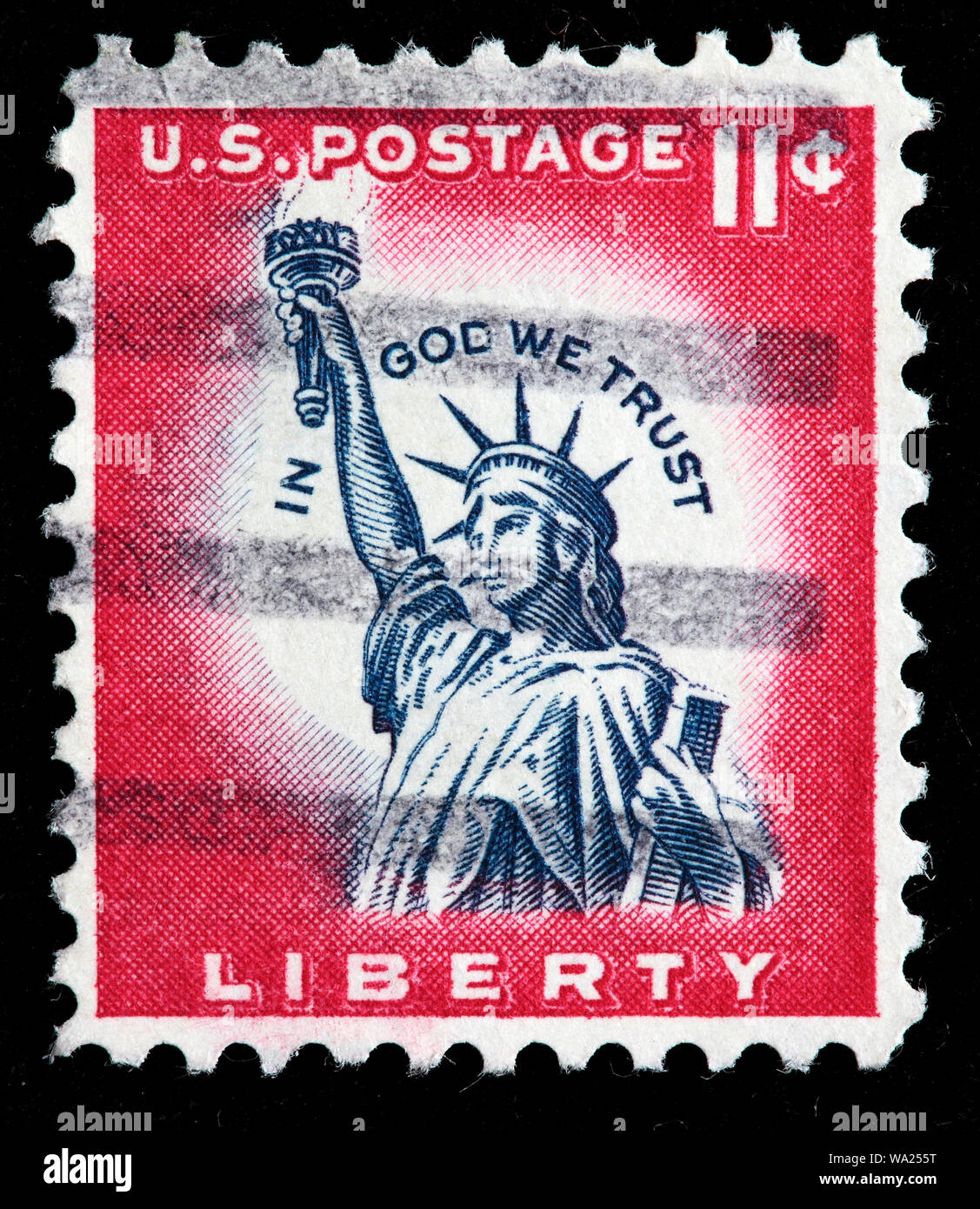 Statue de la liberté, timbreposte, USA, 1961 Photo Stock Alamy